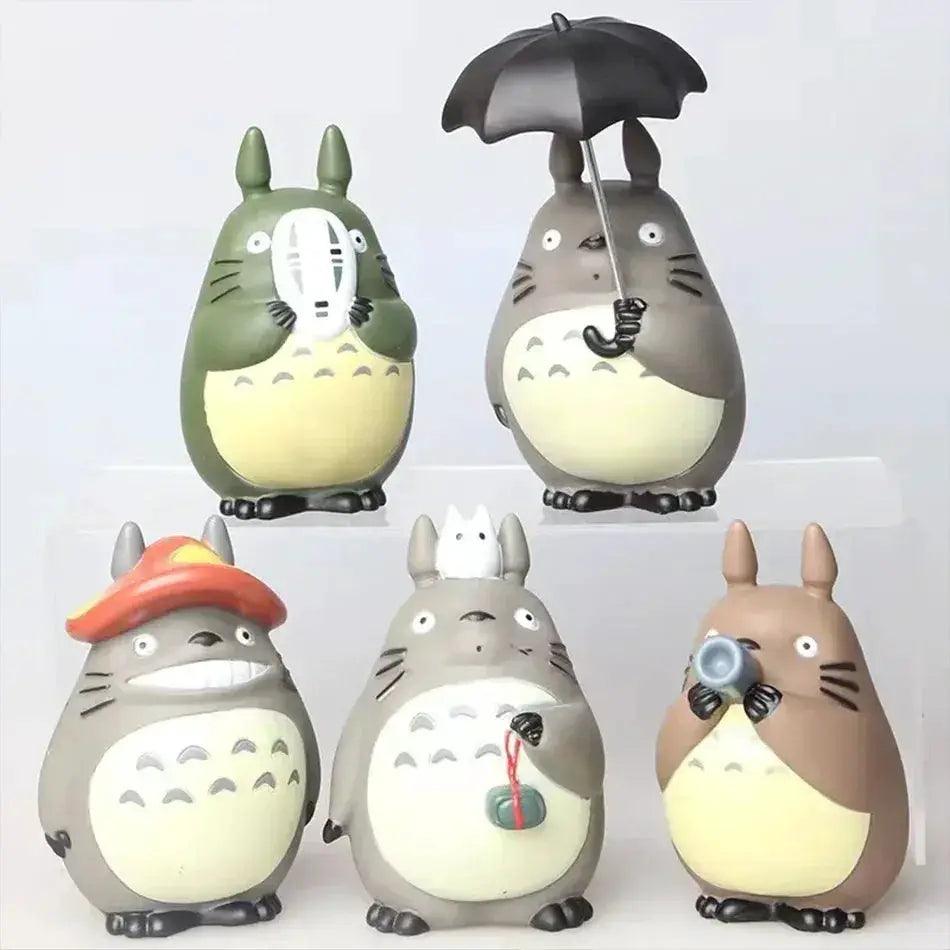  Totoro Mini Figurines 11cm PVC Forest Charm Set -  ToylandEU™