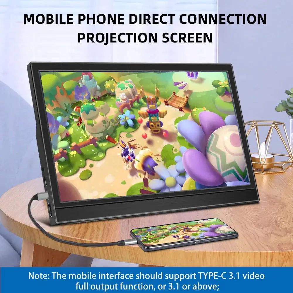  Touchscreen Portable Monitor 15 Inch Full HD IPS 3 Ms -  ToylandEU™