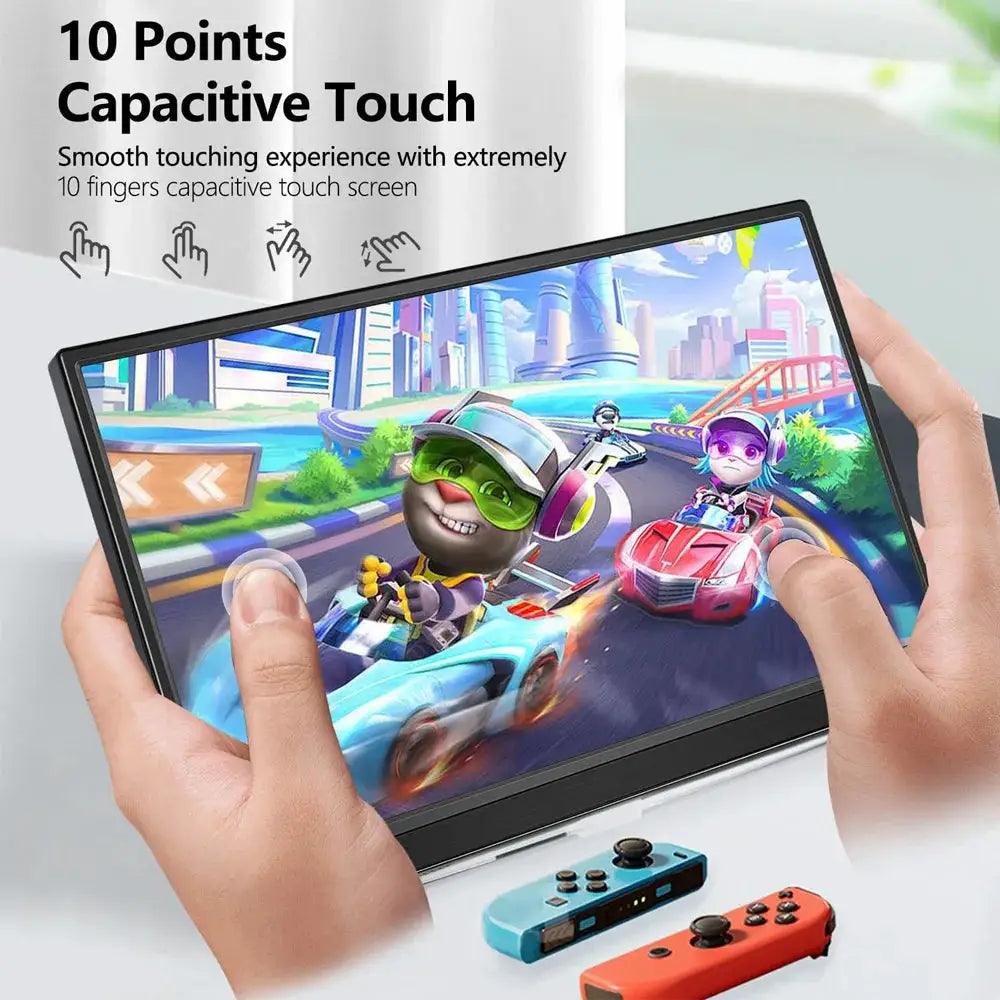  Touchscreen Portable Monitor 15 Inch Full HD IPS 3 Ms -  ToylandEU™