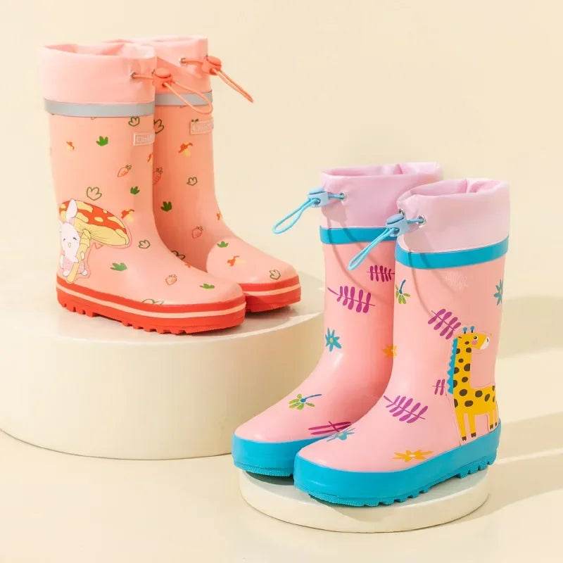 Tough Kids Rain Boots Anti Slip Cartoon Print EVA For Kids - ToylandEU