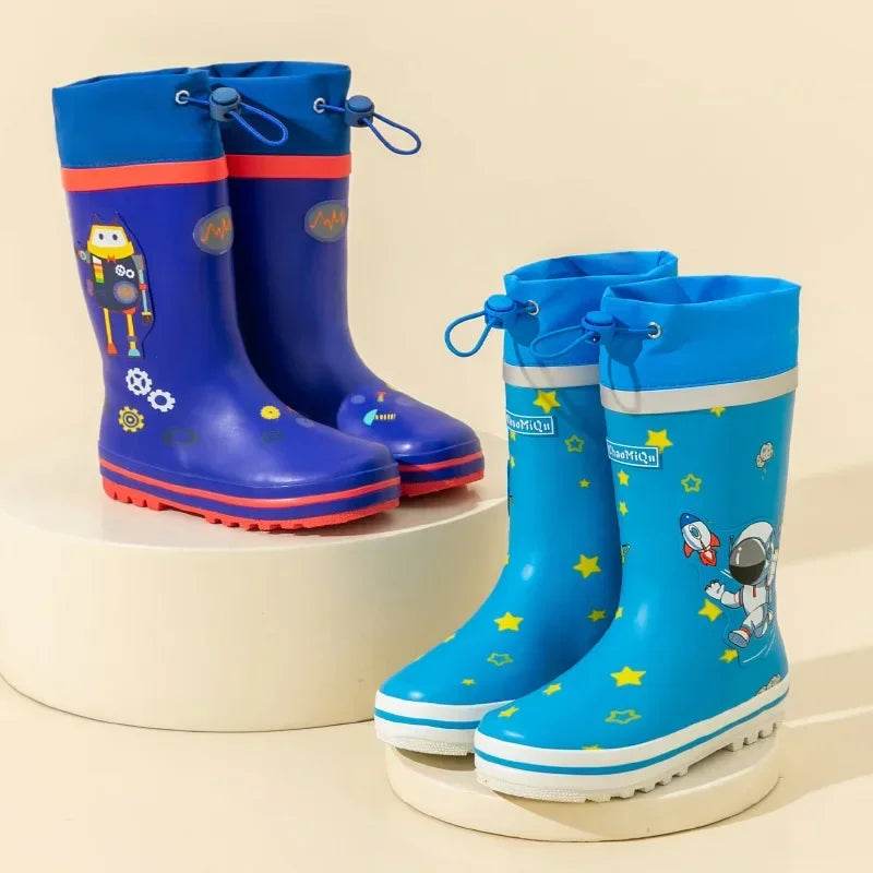 Tough Kids Rain Boots Anti Slip Cartoon Print EVA For Kids - ToylandEU