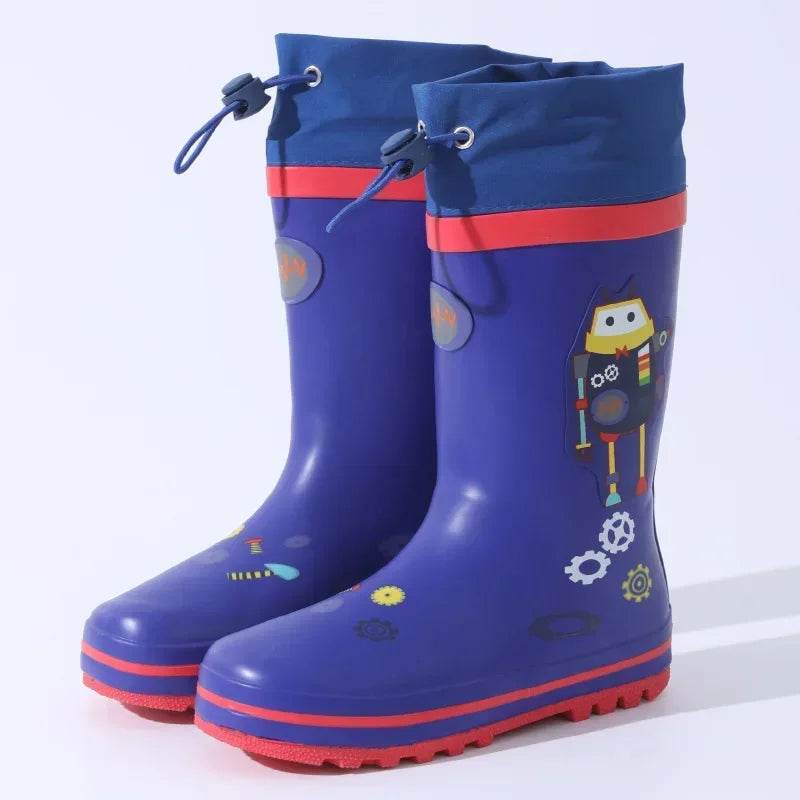 Tough Kids Rain Boots Anti Slip Cartoon Print EVA For Kids - ToylandEU