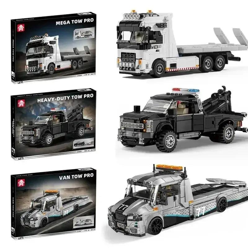  Tow Truck Building Blocks Heavy Duty Lego Gift -  ToylandEU™
