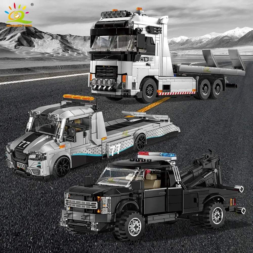  Tow Truck Building Blocks Set Lego Compatible -  ToylandEU™