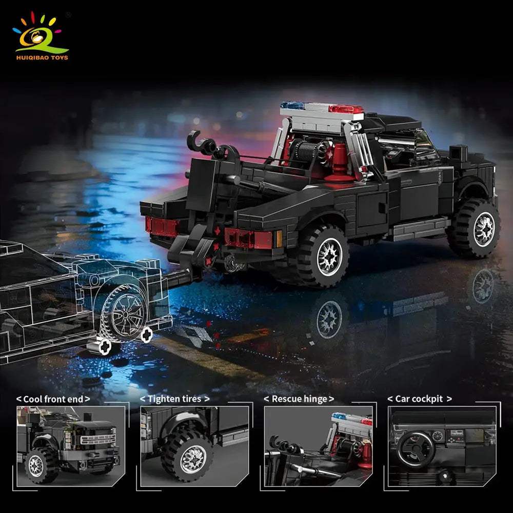  Tow Truck Building Blocks Set Lego Compatible -  ToylandEU™