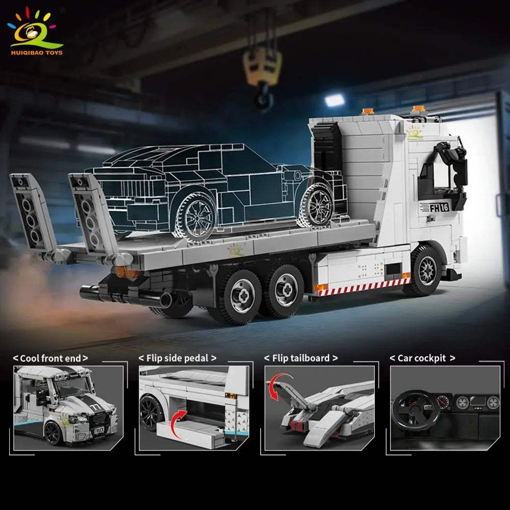  Tow Truck Building Blocks Set Lego Compatible -  ToylandEU™