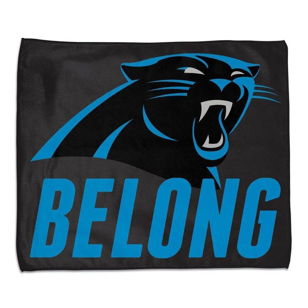  Carolina Panthers Rally Style Towel 15x18 Full Color -  ToylandEU™