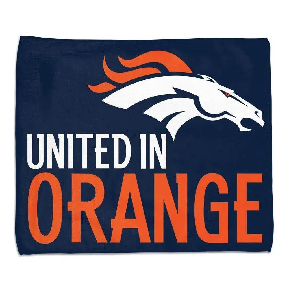  Denver Broncos Rally Towel 15x18 Full Color Wincraft -  ToylandEU™