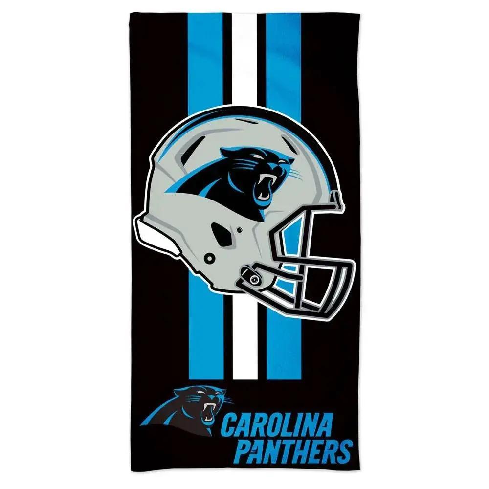  Carolina Panthers Towel 30x60 Beach Style Velour Front -  ToylandEU™