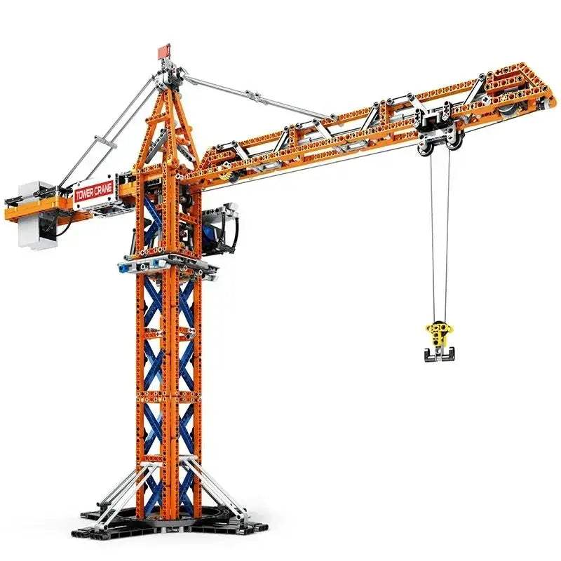 Tower Crane Remote Control Building Block Model Educational Toy - ToylandEU
