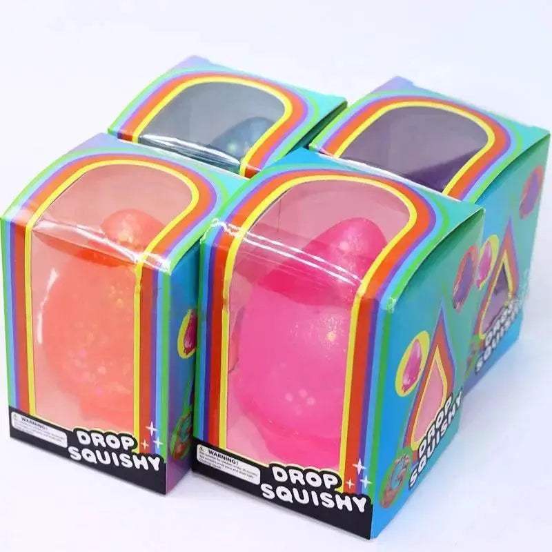  2PCS Aurora Water Drop Maltose Slow Rebound Pinch Ball Toys -  ToylandEU™