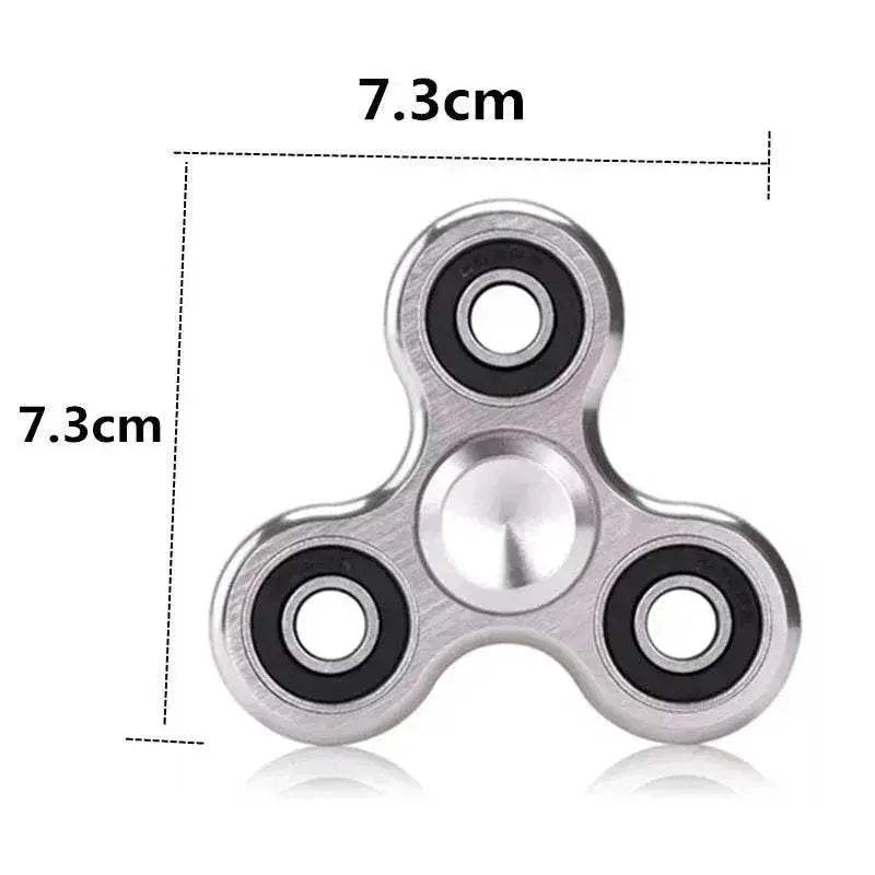  70mm Triangle Finger Aluminum Alloy Metal Spinner No Box -  ToylandEU™