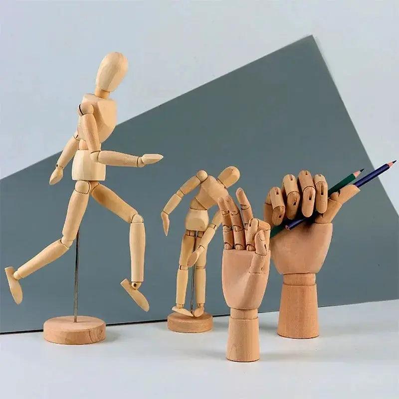  Artistic Wooden Sketch Mannequin With Movable Limbs -  ToylandEU™