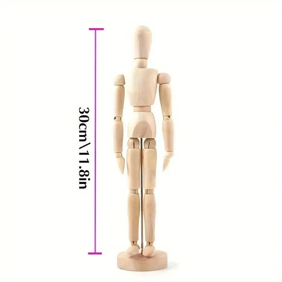  Artistic Wooden Sketch Mannequin With Movable Limbs -  ToylandEU™