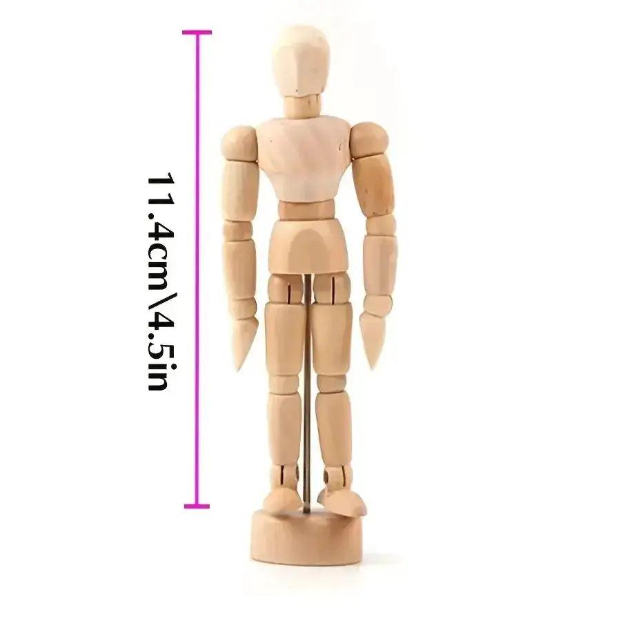  Artistic Wooden Sketch Mannequin With Movable Limbs -  ToylandEU™
