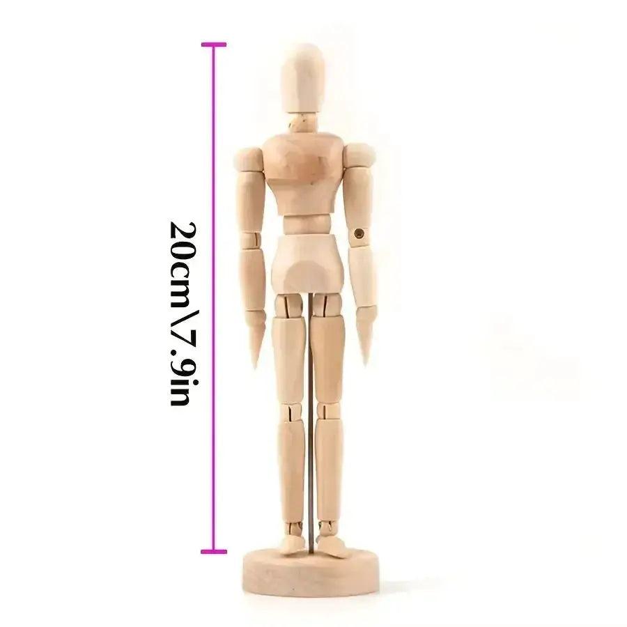  Artistic Wooden Sketch Mannequin With Movable Limbs -  ToylandEU™