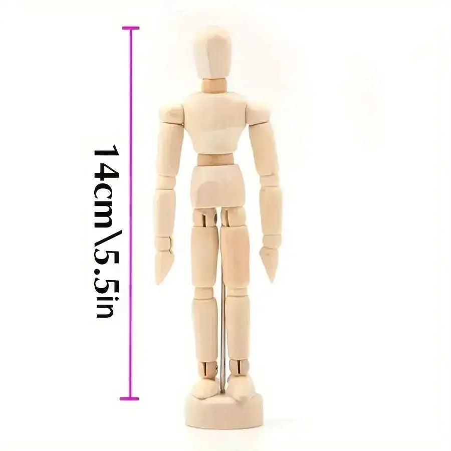  Artistic Wooden Sketch Mannequin With Movable Limbs -  ToylandEU™