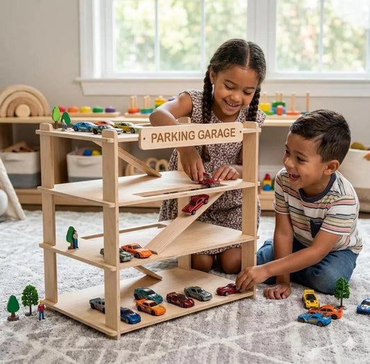 Toy Car Storage | Baltic Birch Plywood | Toylandeu™
