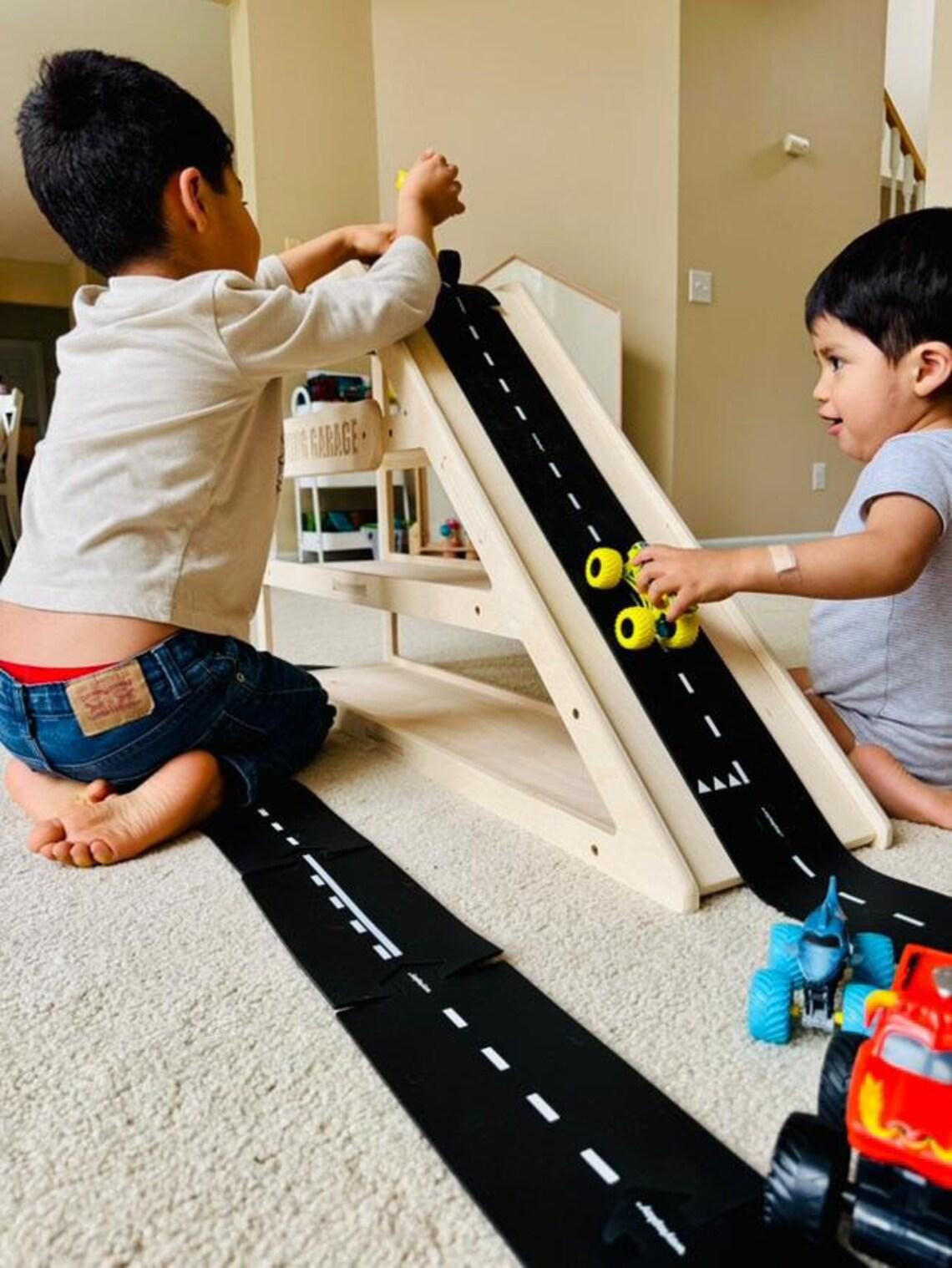 Toy Car Storage Cabinet | Ramp Included | Toylandeu™