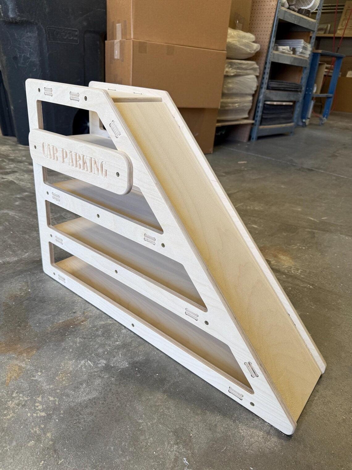 Toy Car Storage Cabinet | Ramp Included | Toylandeu™