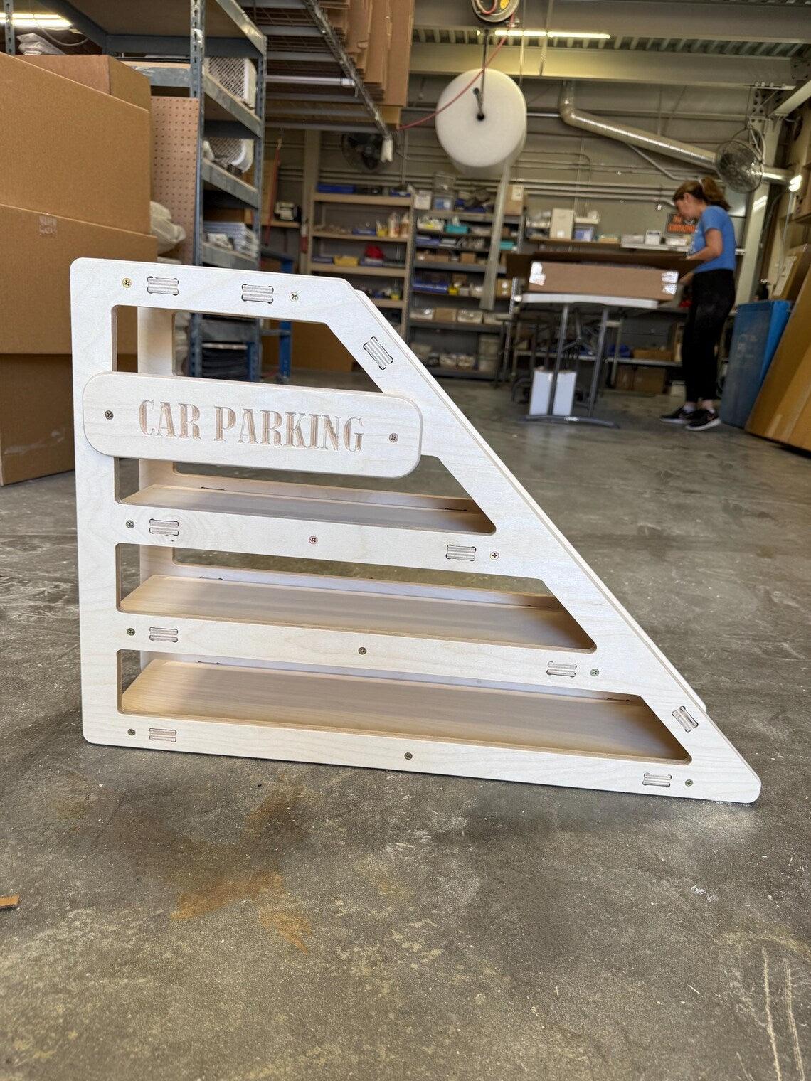 Toy Car Storage Cabinet | Ramp Included | Toylandeu™