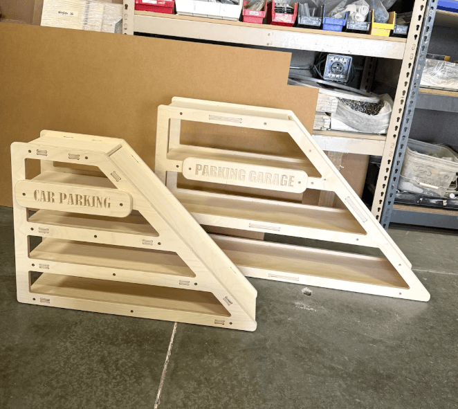 Toy Car Storage Cabinet | Ramp Included | Toylandeu™