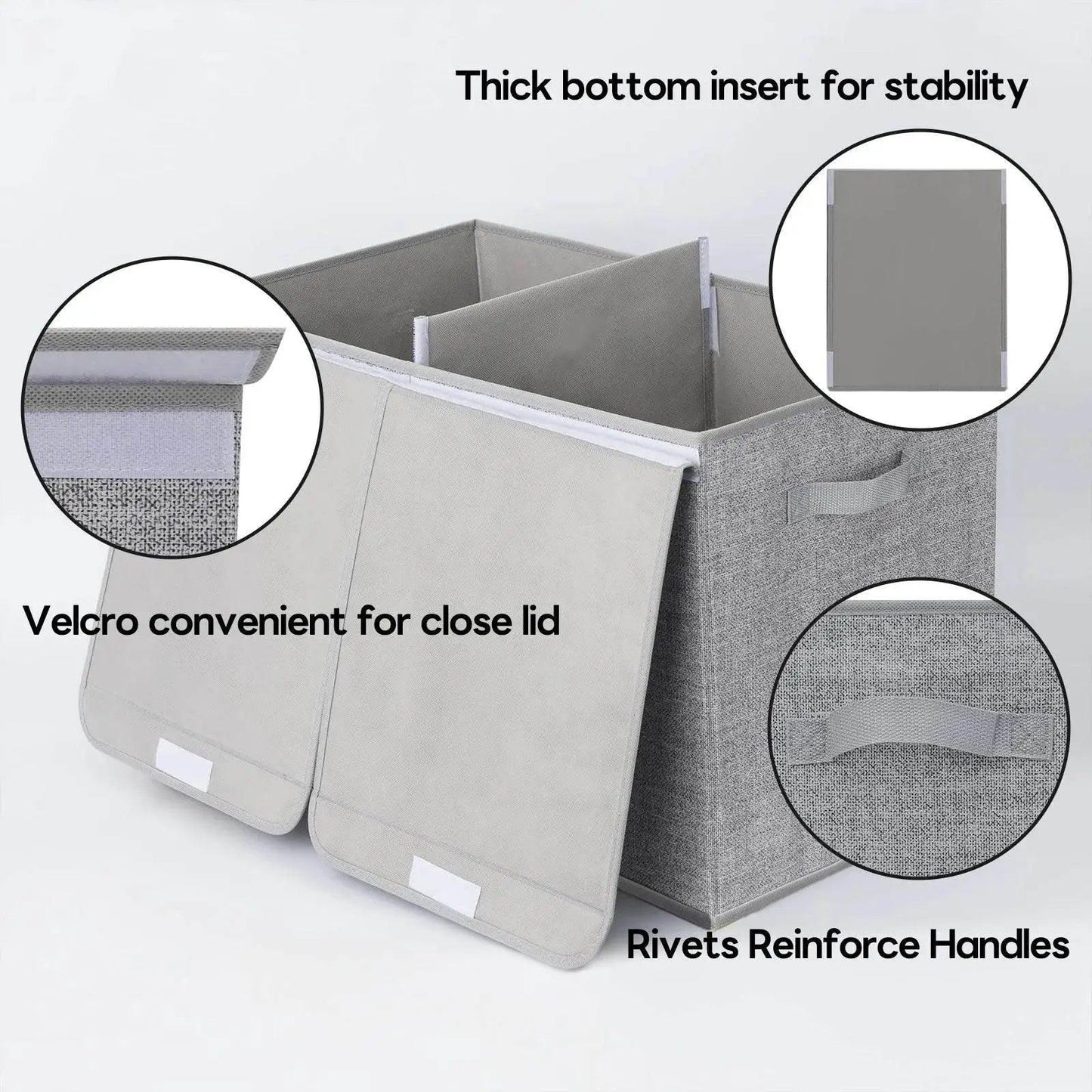  Toy Chest With Lids, Large Foldable Toy Storage Organizer -  ToylandEU™