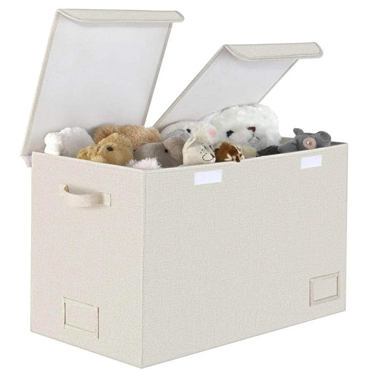  Toy Chest With Lids, Large Foldable Toy Storage Organizer -  ToylandEU™