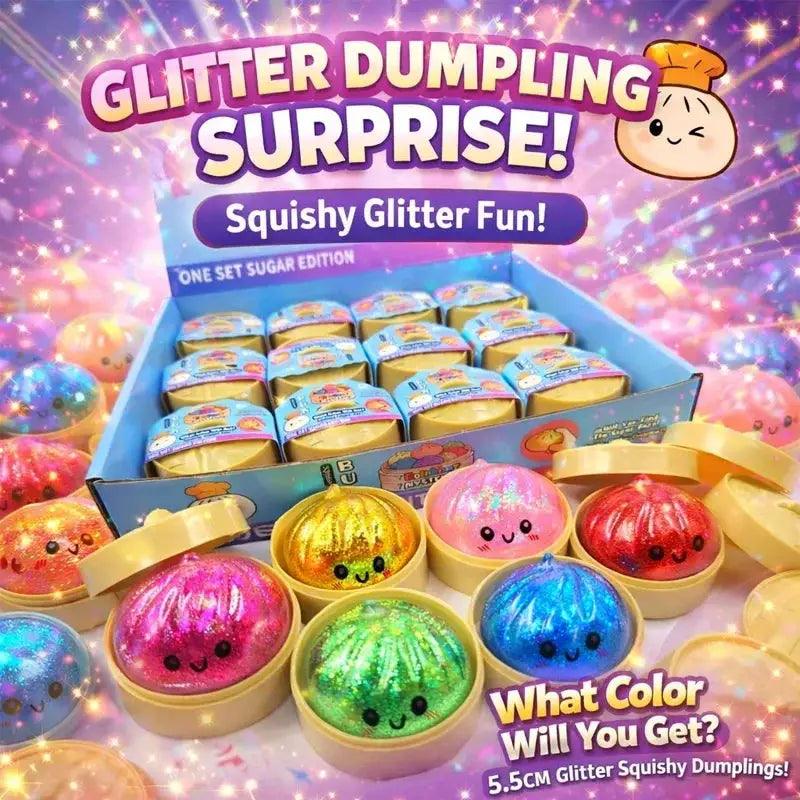  Glitter Dumpling Squishy Stress Relief Toy With Box -  ToylandEU™