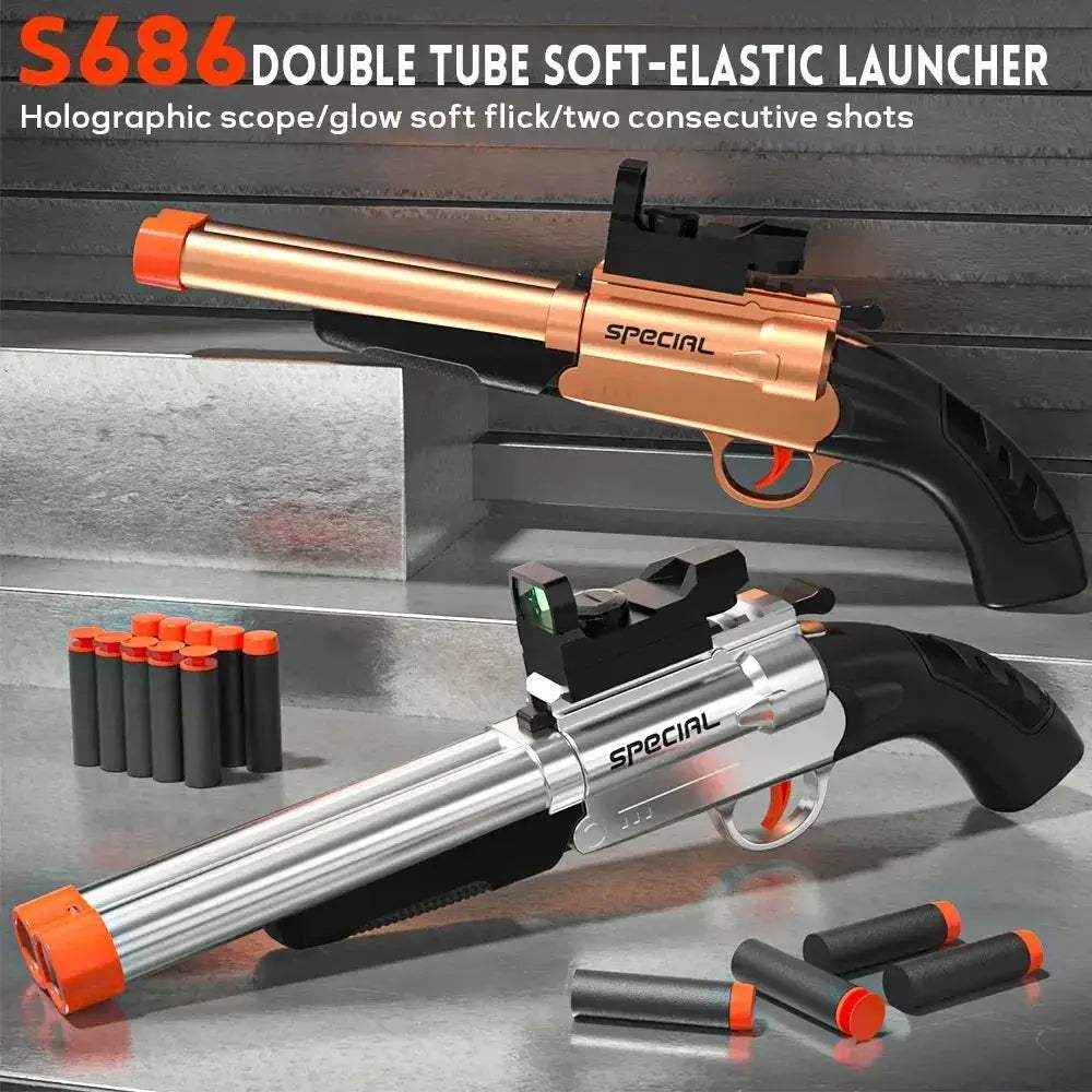 Toy Gun Foam Blaster With Soft Darts For Safe Play - ToylandEU