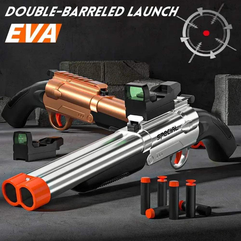 Toy Gun Foam Blaster With Soft Darts For Safe Play - ToylandEU