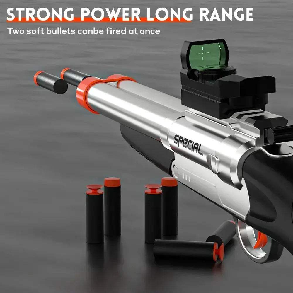 Toy Gun Foam Blaster With Soft Darts For Safe Play - ToylandEU