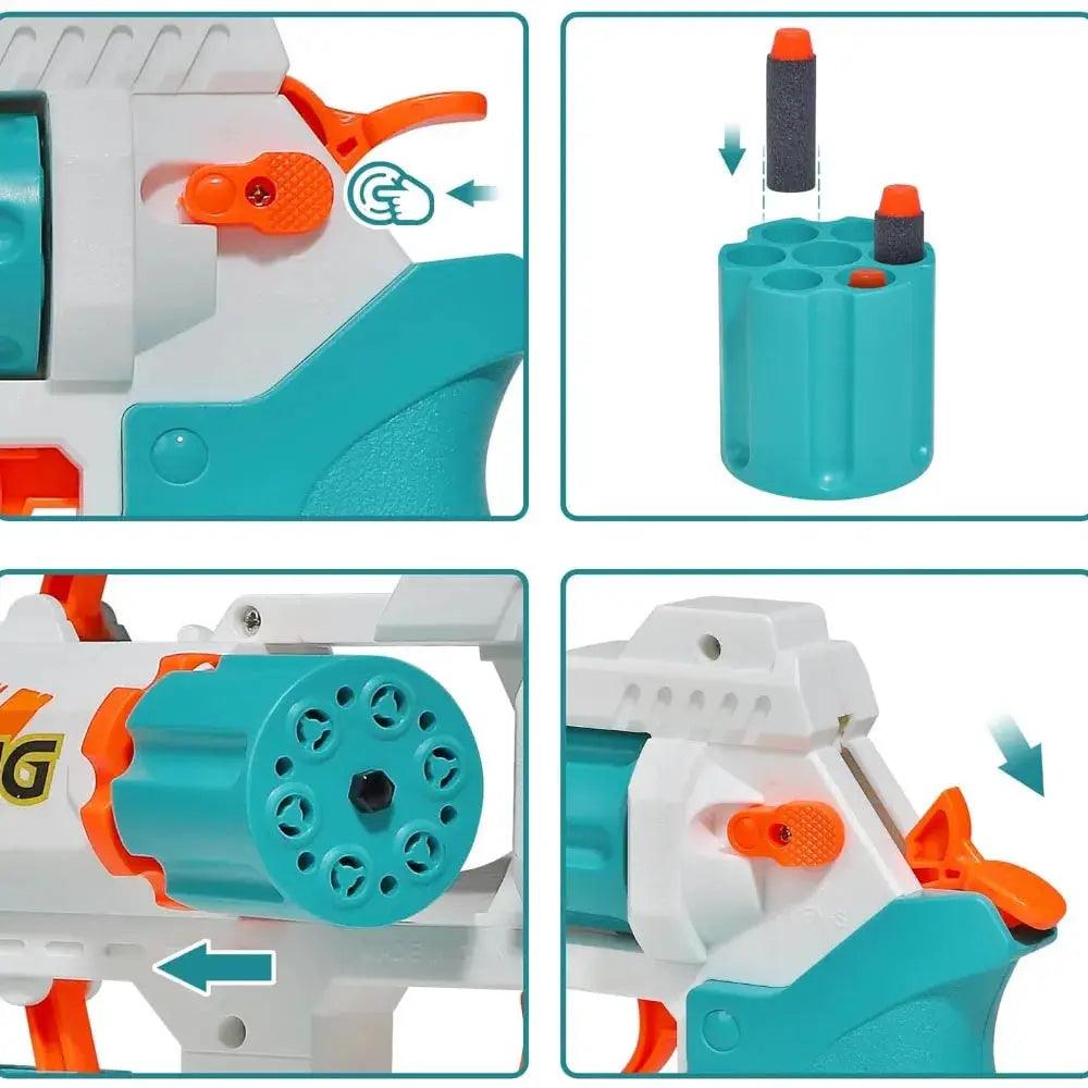  Kids Soft Foam Pistol Toy Gun With Safe Ammunition -  ToylandEU™