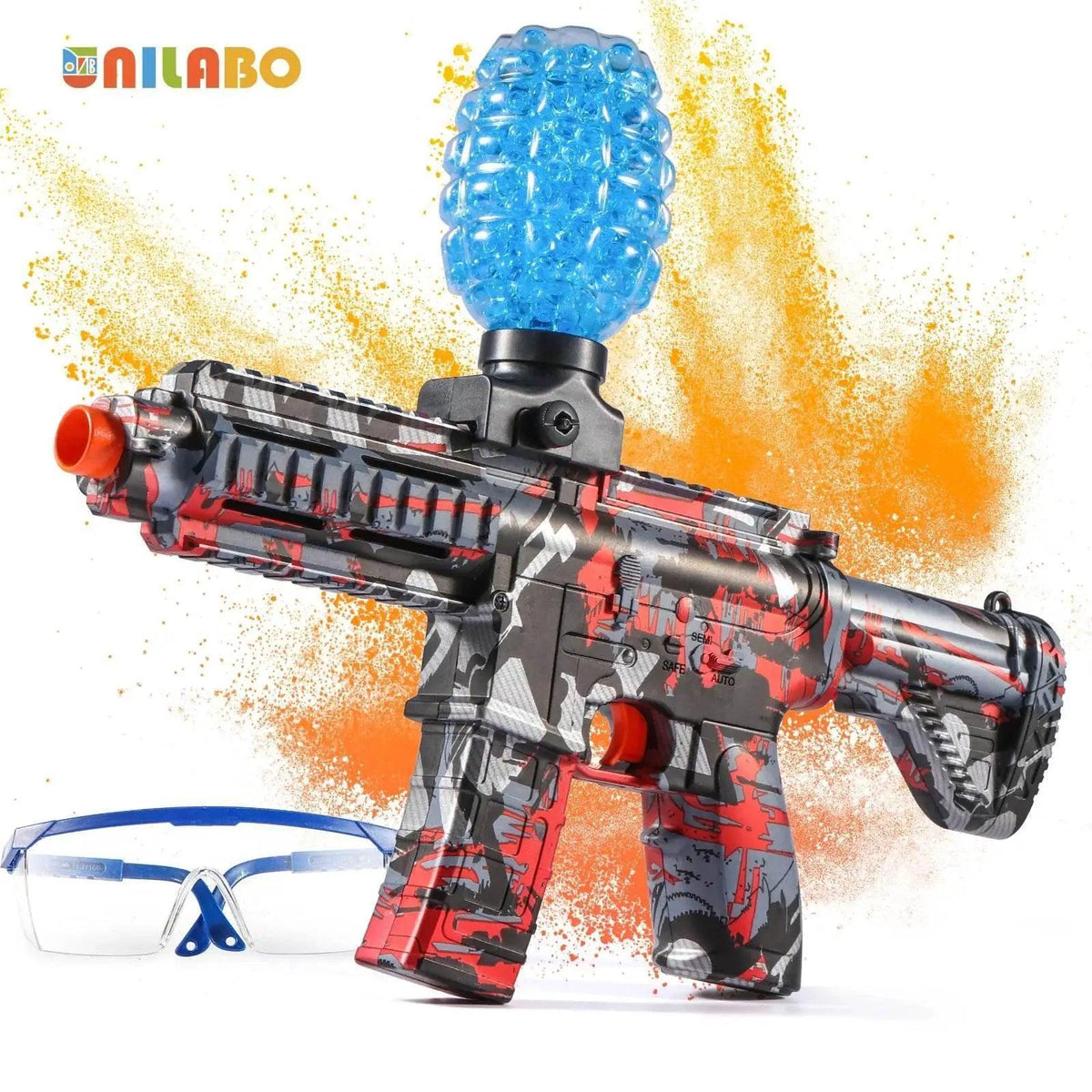  M416 Electric Ball Blaster Toy Gun High Speed Metallic Finish Rechargeable Halloween Thanksgiving Gift Bullets Excluded -  ToylandEU™
