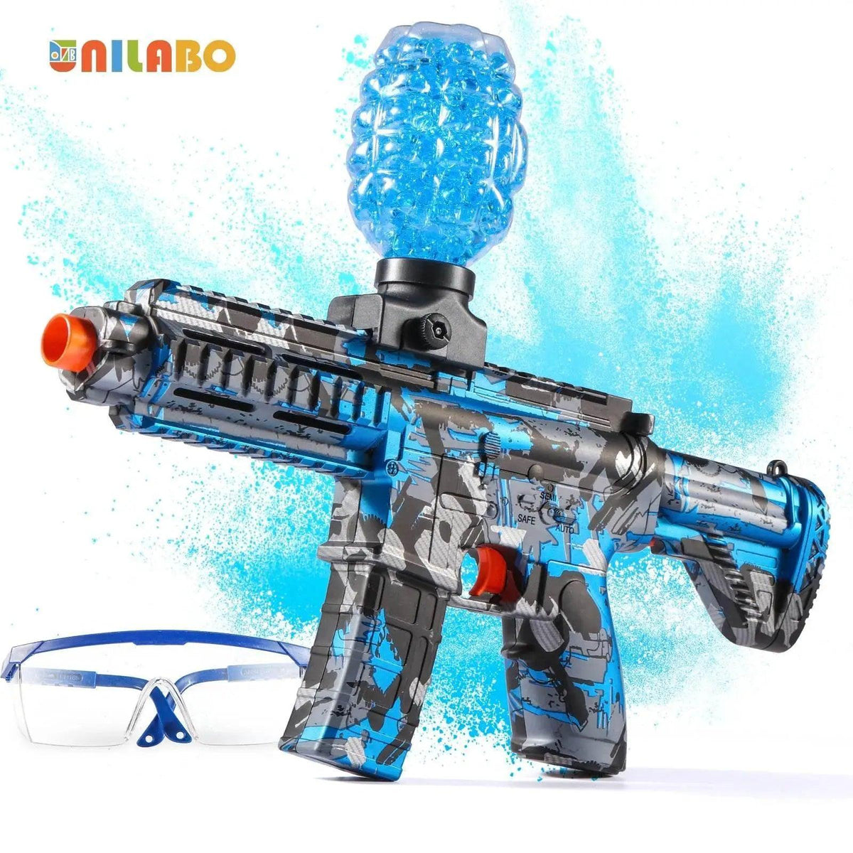  M416 Electric Ball Blaster Toy Gun High Speed Metallic Finish Rechargeable Halloween Thanksgiving Gift Bullets Excluded -  ToylandEU™