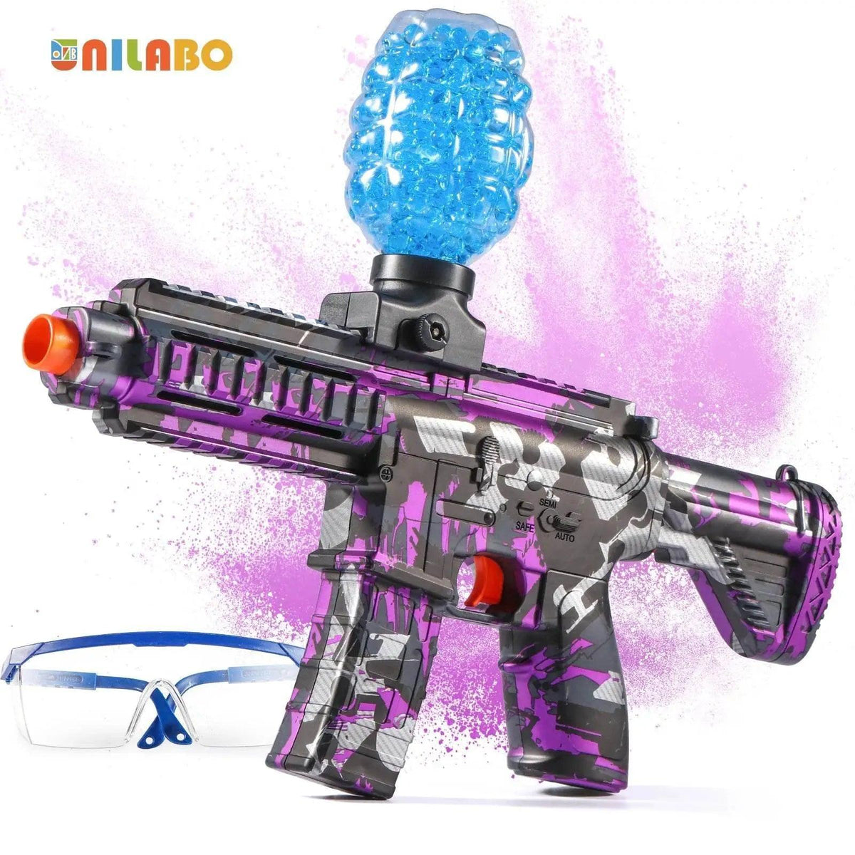  M416 Electric Ball Blaster Toy Gun High Speed Metallic Finish Rechargeable Halloween Thanksgiving Gift Bullets Excluded -  ToylandEU™