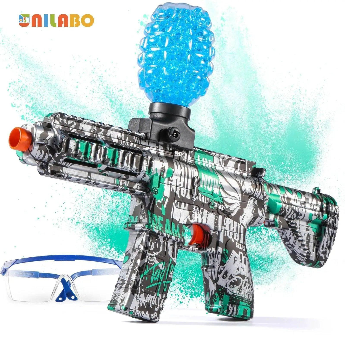  M416 Electric Ball Blaster Toy Gun High Speed Metallic Finish Rechargeable Halloween Thanksgiving Gift Bullets Excluded -  ToylandEU™