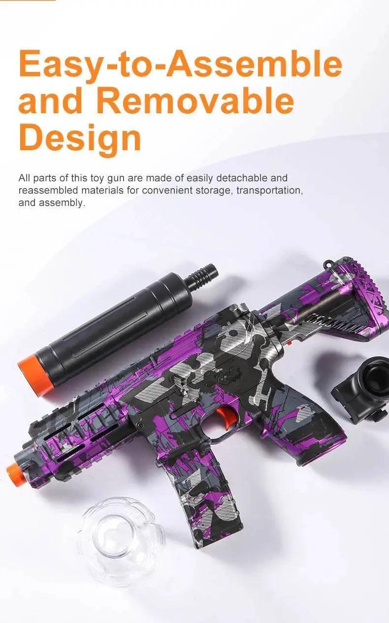  M416 Electric Ball Blaster Toy Gun High Speed Metallic Finish Rechargeable Halloween Thanksgiving Gift Bullets Excluded -  ToylandEU™