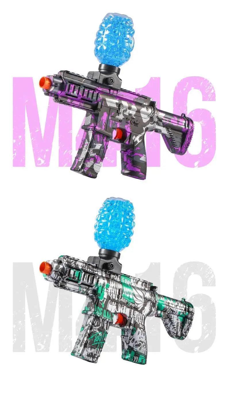  M416 Electric Ball Blaster Toy Gun High Speed Metallic Finish Rechargeable Halloween Thanksgiving Gift Bullets Excluded -  ToylandEU™