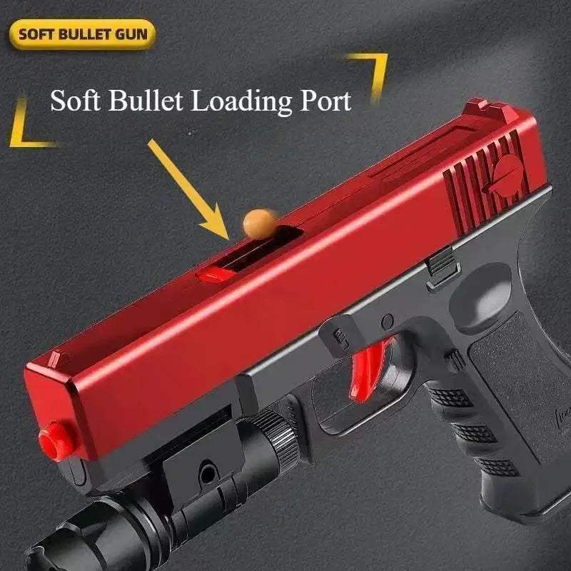  Manual Pistol Soft Bullet G17 Toy Gun For Kids Gift -  ToylandEU™