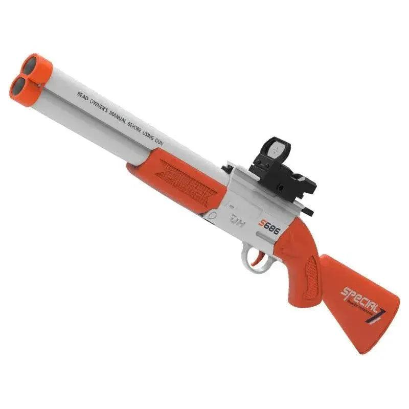  Toy Gun S686 Rifle Double Barreled Airsoft Launcher for Kids -  ToylandEU™