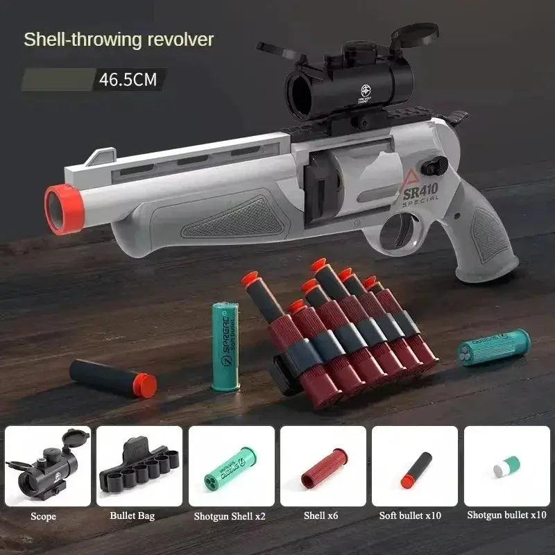  Toy Gun Soft Bullet Revolver For Kids Outdoor Play Safe -  ToylandEU™