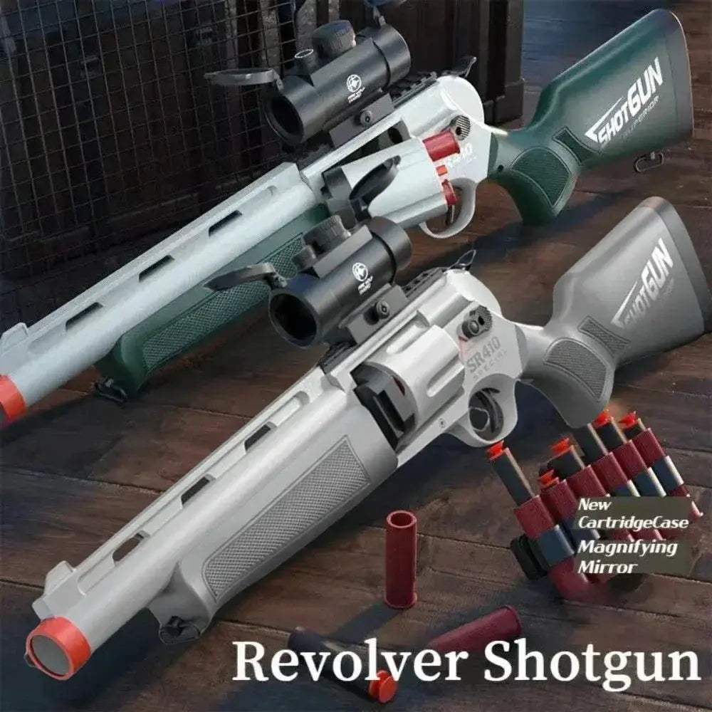 Toy Gun Soft Bullet Revolver For Kids Outdoor Play - ToylandEU