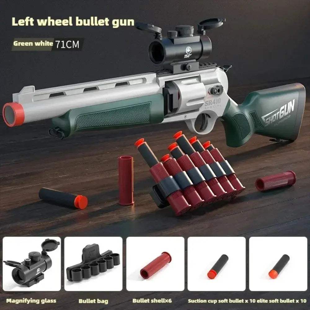 Toy Gun Soft Bullet Revolver For Kids Outdoor Play - ToylandEU