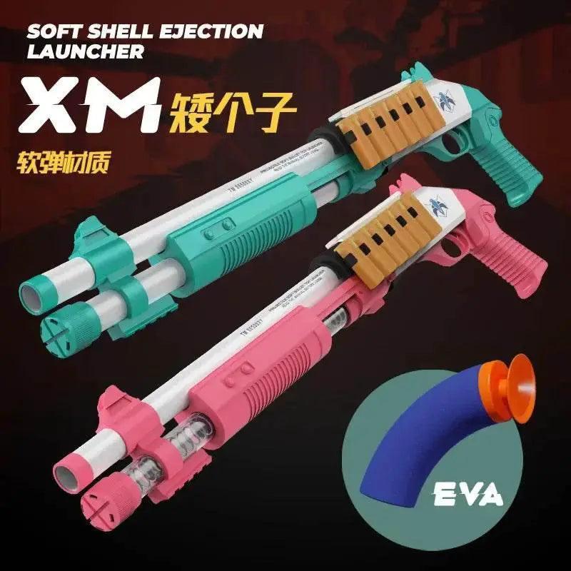  XM1014 Soft Bullet Shell Ejection Toy Gun Manual Airsoft Rifle Foam Darts Blaster for Adults and Boys -  ToylandEU™