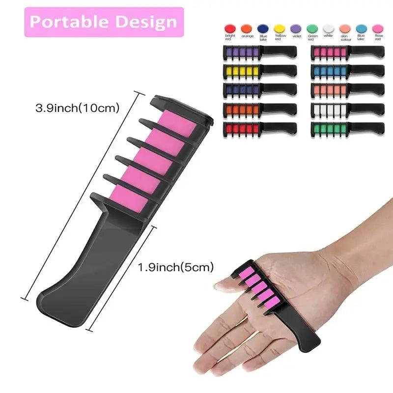  Kids Colorful Hair Dye Comb Set For Creative Play Fun -  ToylandEU™