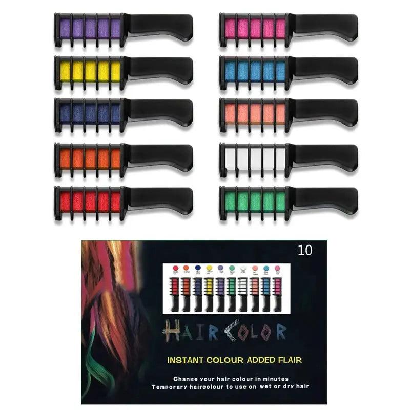  Kids Colorful Hair Dye Comb Set For Creative Play Fun -  ToylandEU™