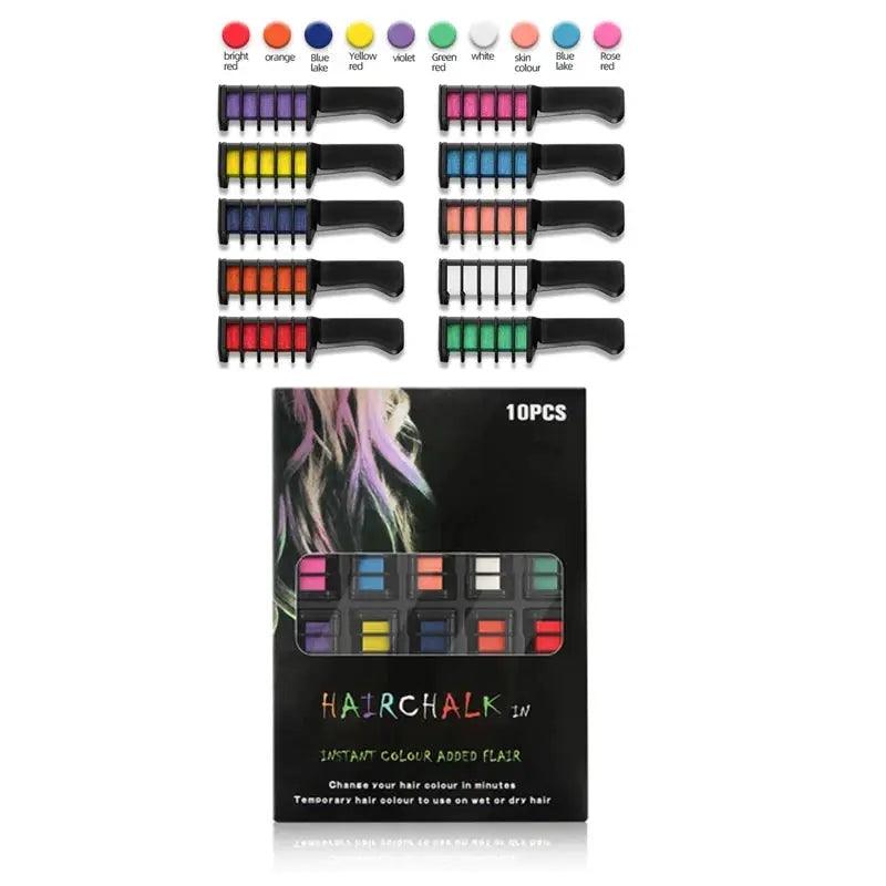  Kids Colorful Hair Dye Comb Set For Creative Play Fun -  ToylandEU™