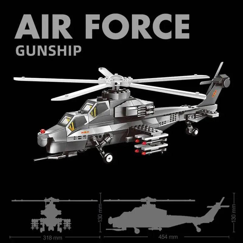  Toy Mustang Plane Helicopter Building Block Gift -  ToylandEU™