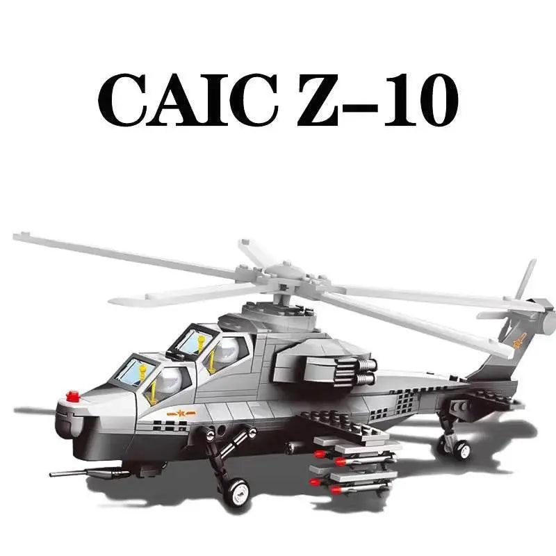  Toy Mustang Plane Helicopter Building Block Gift -  ToylandEU™